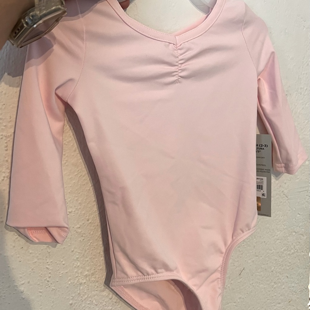 Danskin Now Premium Elbow-Sleeve Ballet Leotard